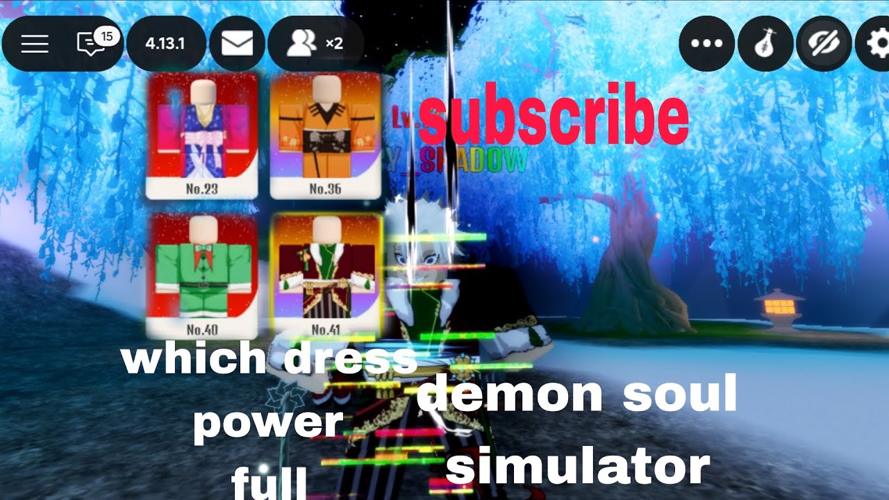 Demon soul simulator which dress powerful Subscribe 