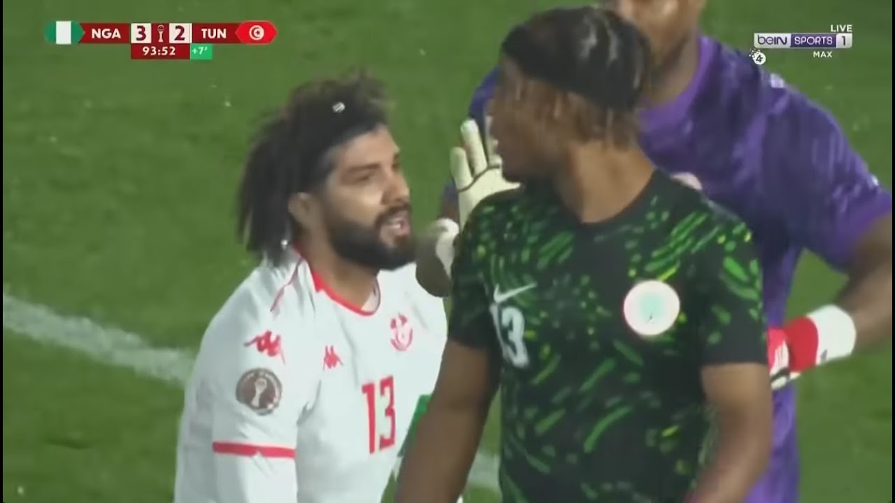 المنتخب التونسى يحاول التعديل امام نيجيريا ولكن خسروا فرق هدف