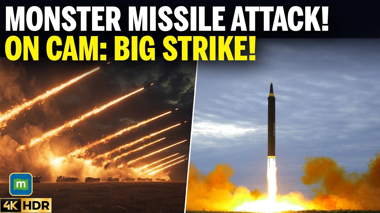 ON CAM: Iran Fires 1-TON WARHEAD Missiles At Tel Aviv; Massive Explosions Captured