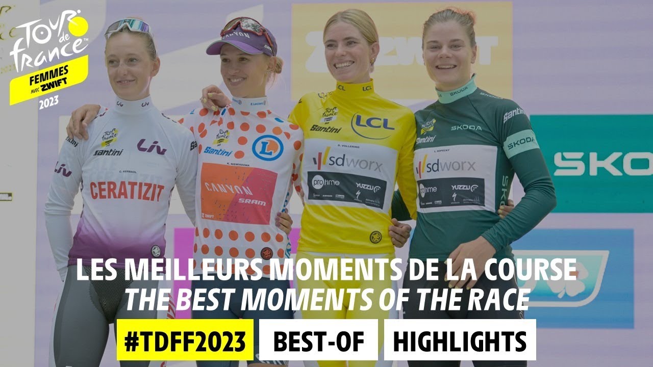 Highlights Tour de France Femmes avec Zwift 2023