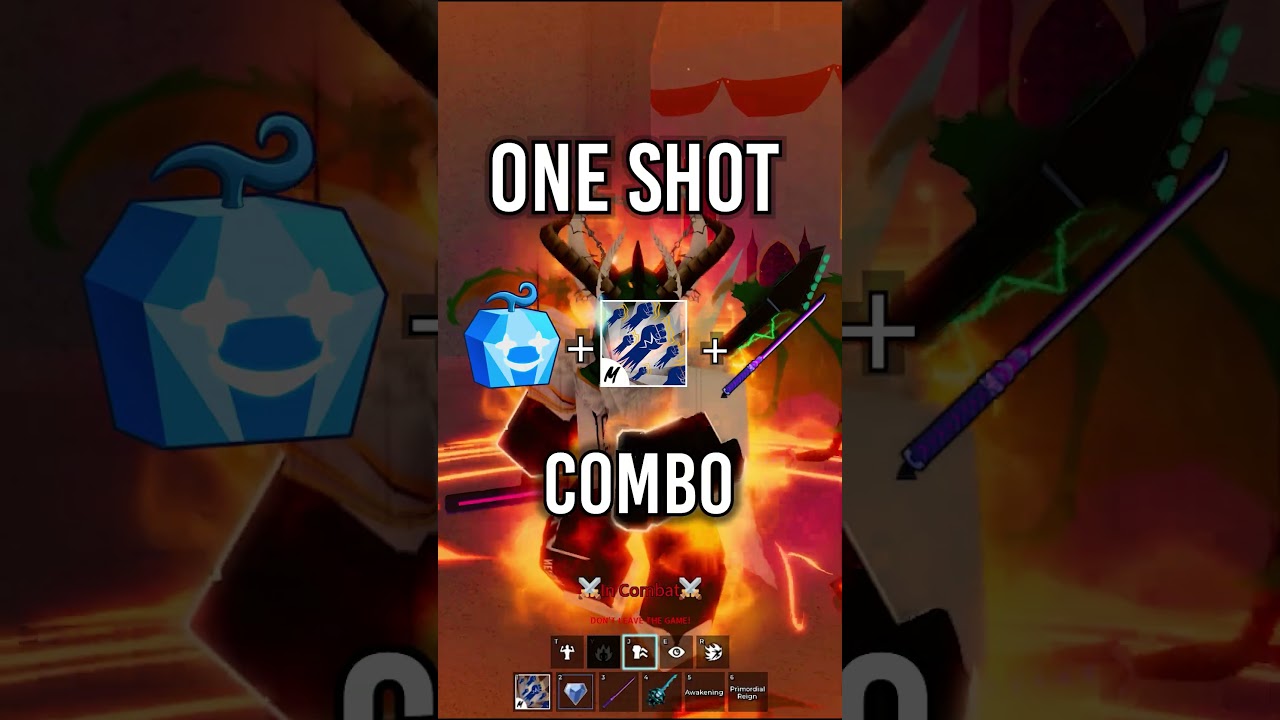 OP Oneshot Diamond Combo💎#shorts #bloxfruits #combo #oneshot