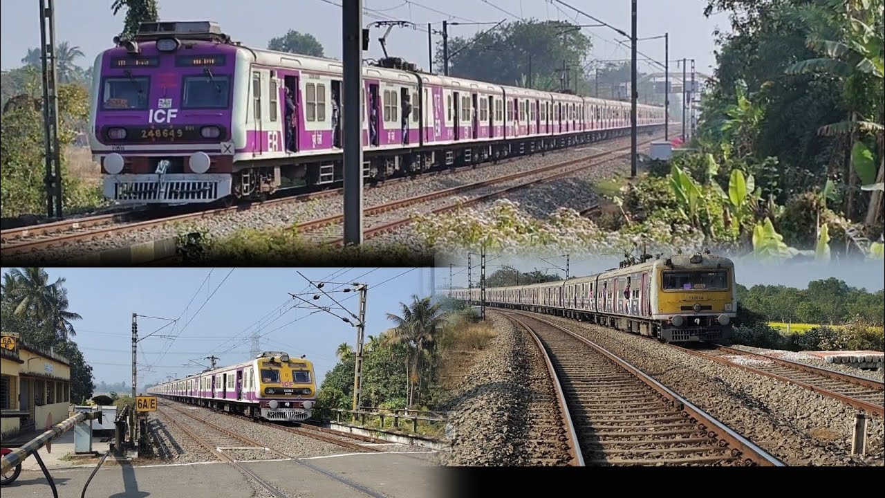 local train emu passing