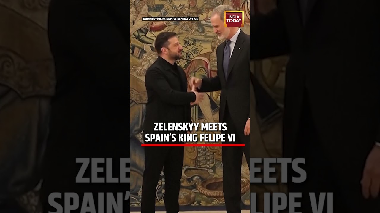 Zelenskyy Meets Spain&rsquo;s King Felipe VI in Madrid for Key Diplomatic Talks