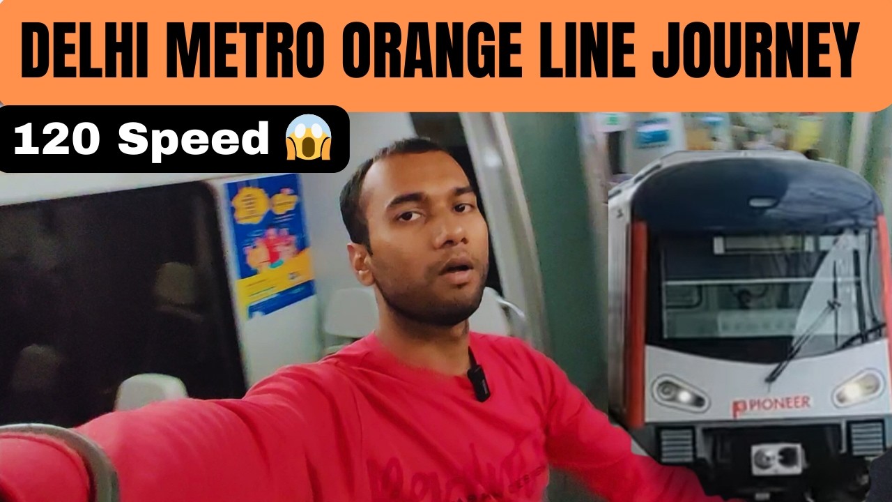 Fastest Way to Delhi! ✈️ IGI Airport to New Delhi Metro 🚇 | Orange Line Guide  
