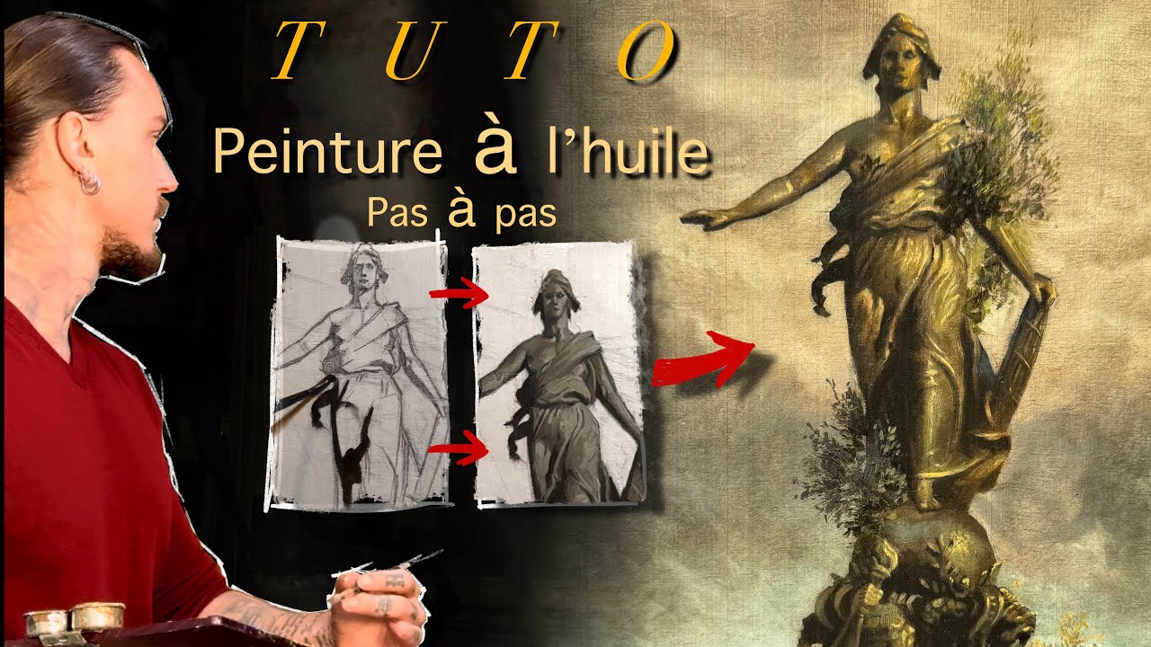 Tuto peinture à l’huile . Méthode directe et glacis.