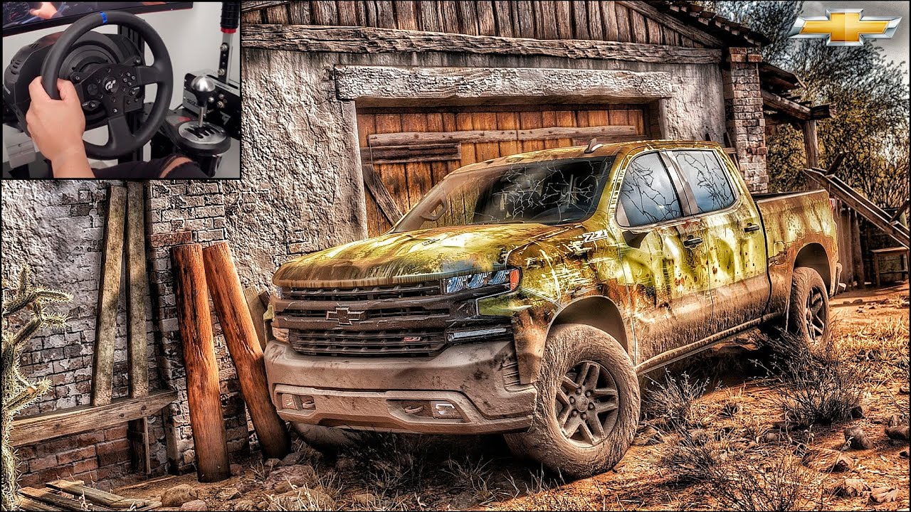 Rebuilding a CHEVROLET SILVERADO 2020 - Forza Horizon 5 - Thrustmaster T300RS Gameplay.