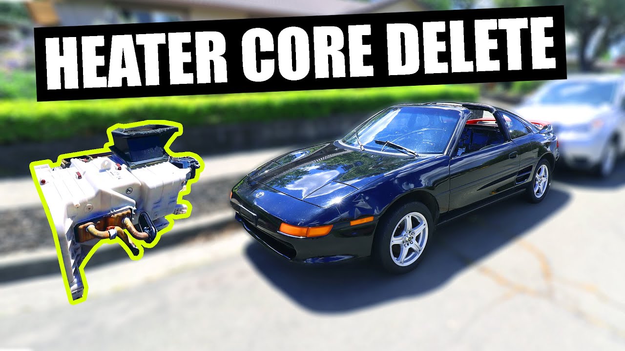 Nasty MR2 Build - Introduction and How to Delete Heater Core