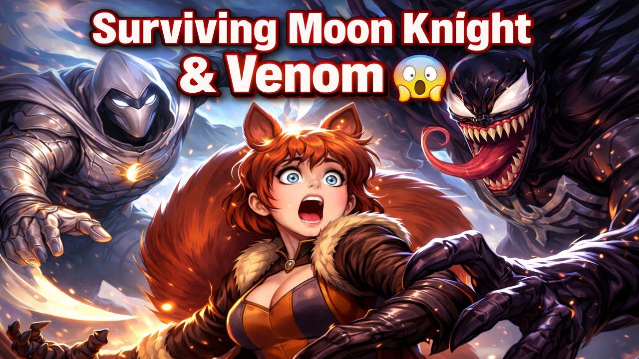 Marvel Rivals: Trying to Survive Moon Knight & Venom 😂