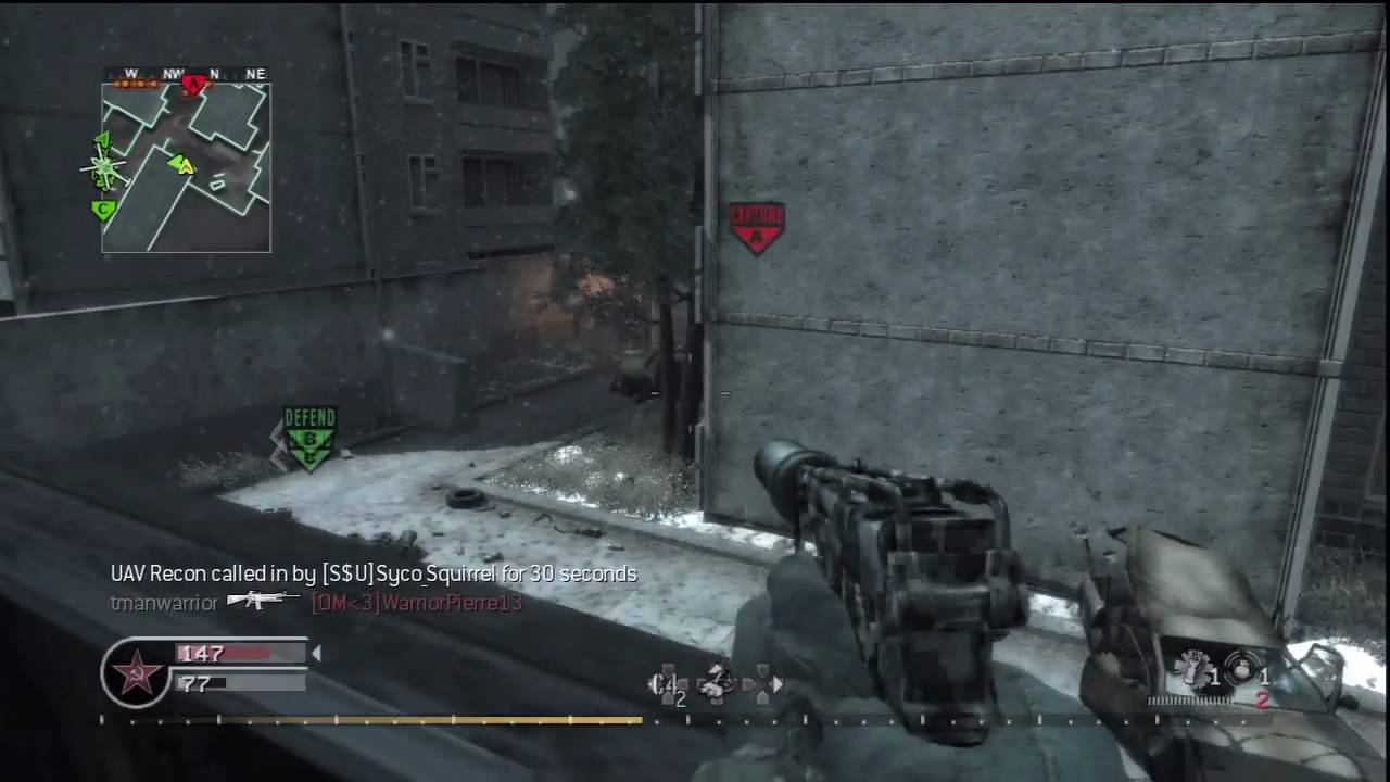 Call of Duty 4: Modern Warfare Multiplayer Gameplay - COD4 44 Kills w/ Skorpion on Bloc