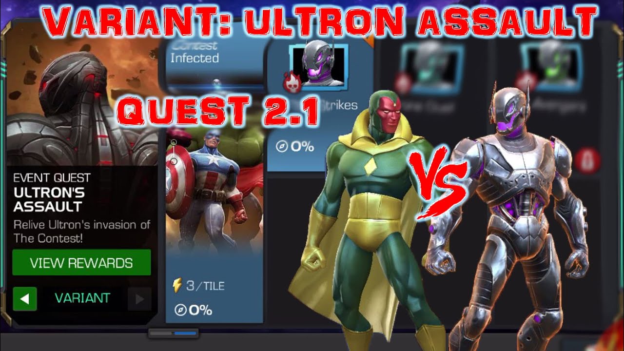 MARVEL CONTEST OF CHAMPIONS: Ultron's Assault Chapter 2.1 Ultron Strikes Variant Mode