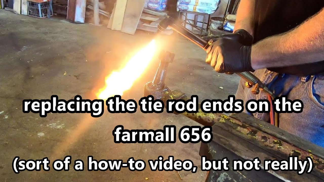 replacing the tie rods on the 656 (sort of a how-to video, but not really)