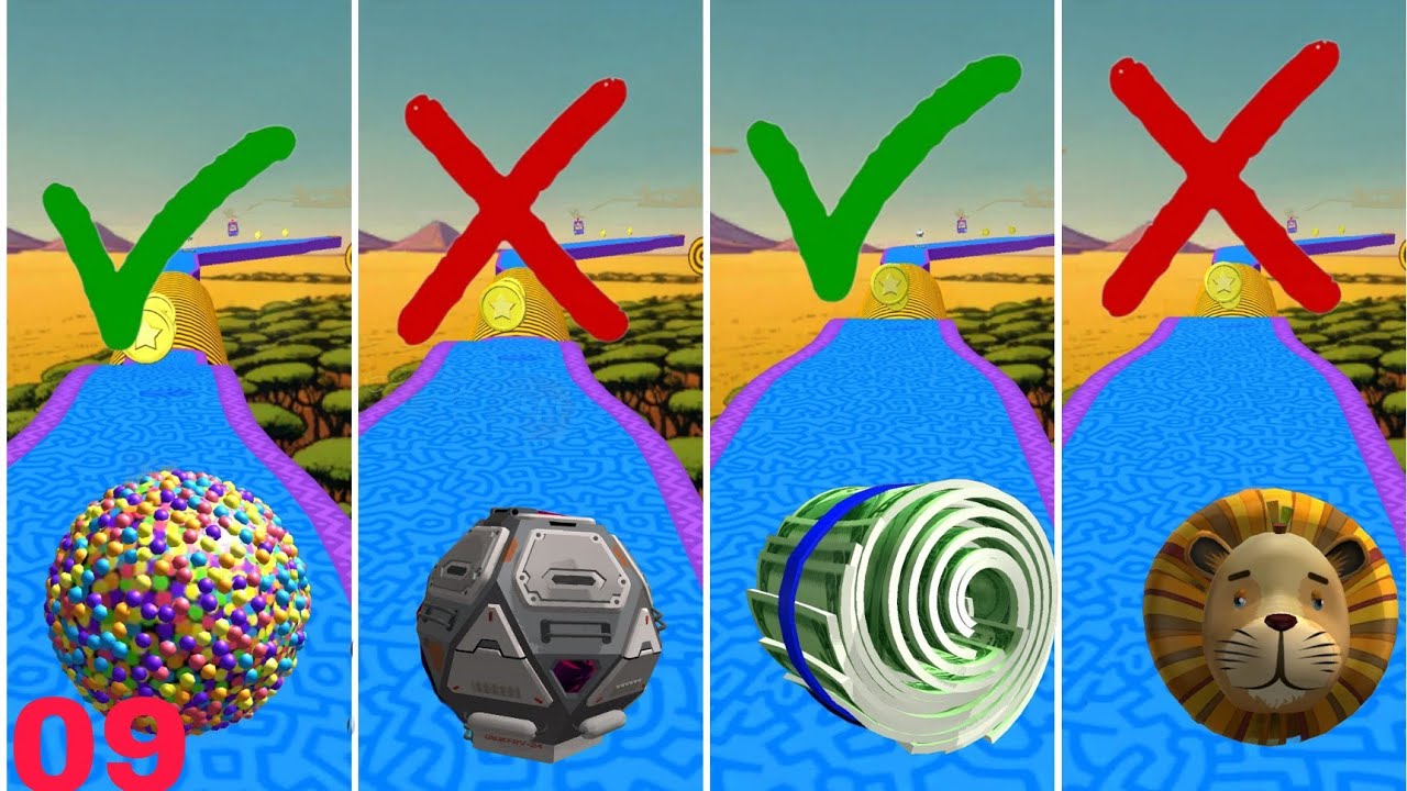 🏆🏆Going Balls, SpeedRun, Going Balls Portal Run Gameplay##09 