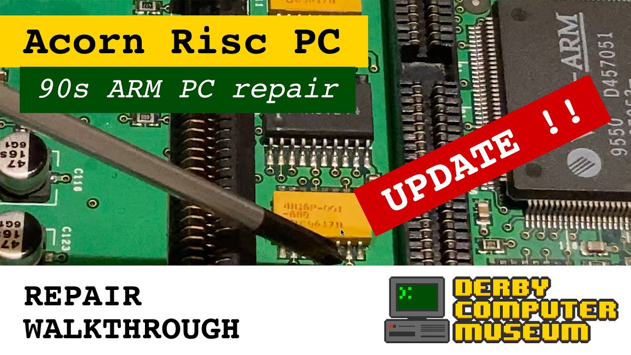 Acorn RISC PC - Repairing a 90s ARM RISC PC (an update!!)