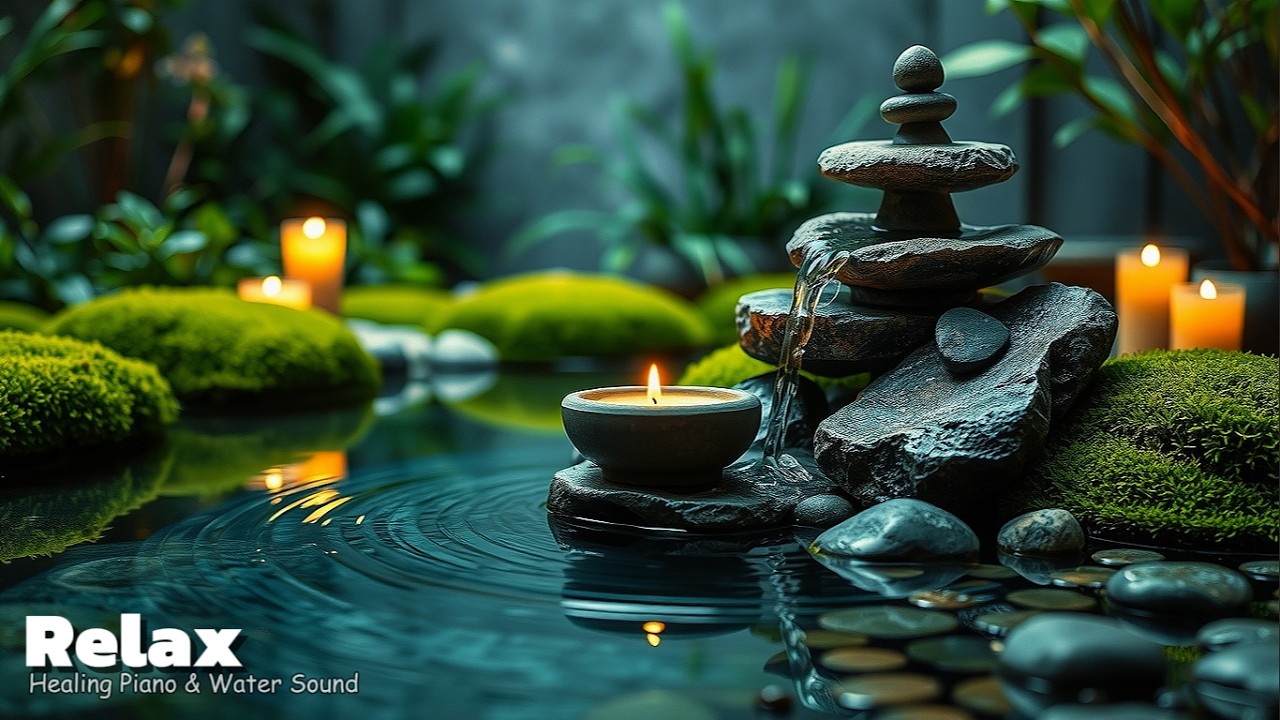 Peaceful Sleep Journey 🌸 Healing Music & Japanese Garden Ambience