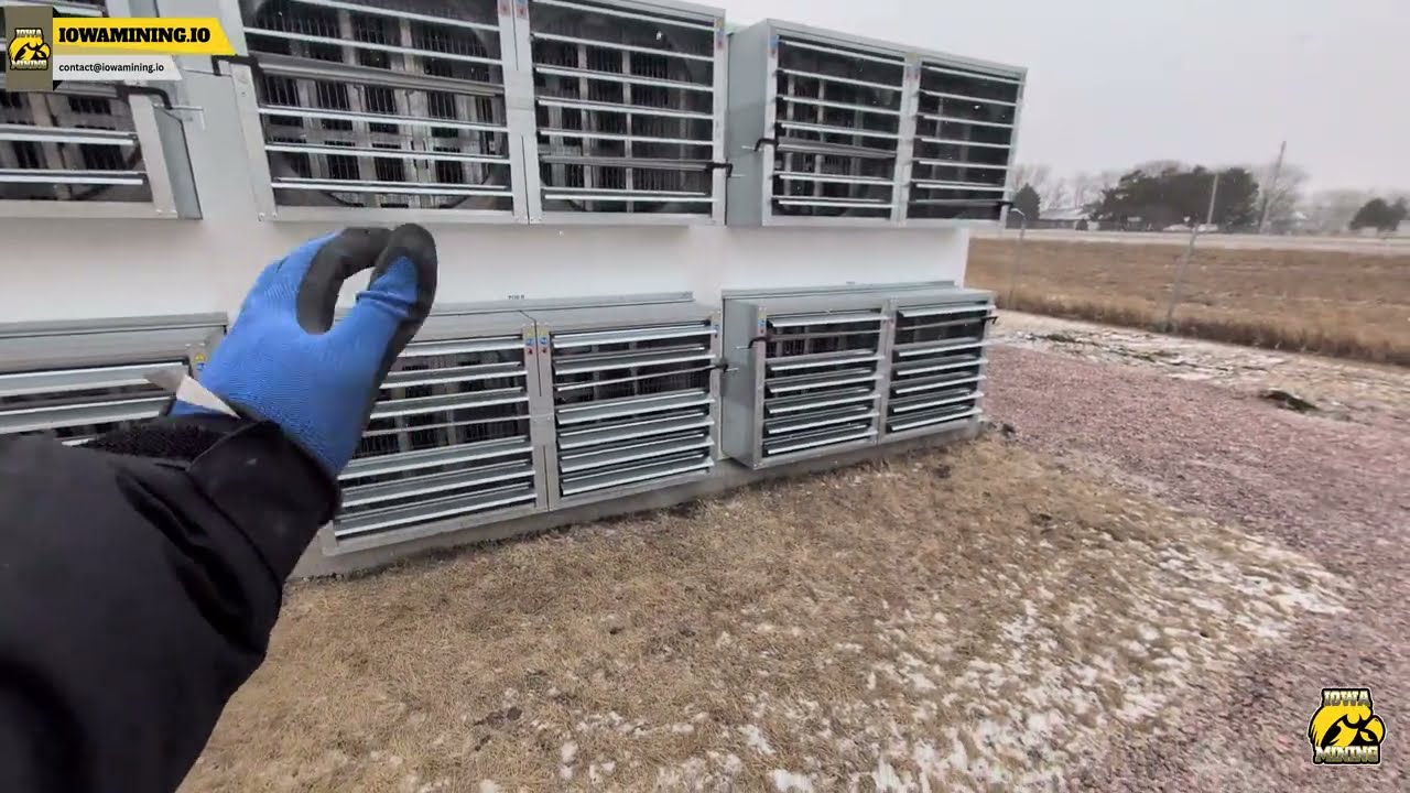 Bitcoin Mining in a Mini Blizzard