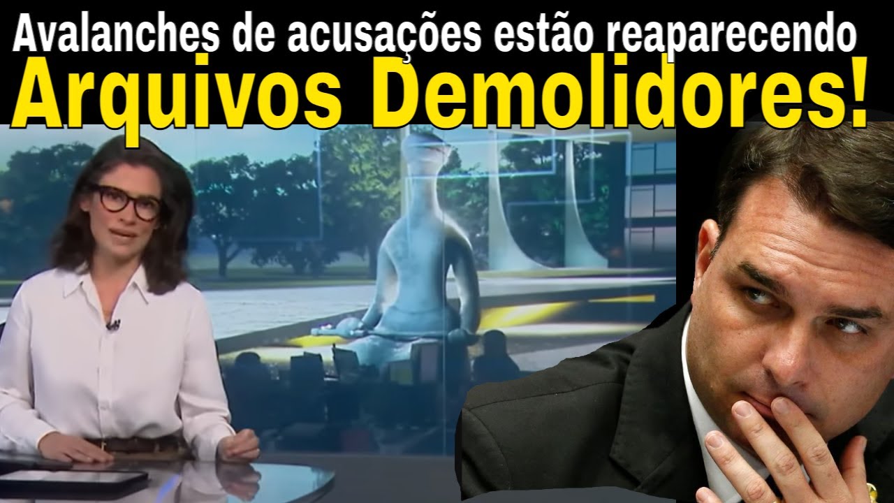 LAPADAS DO SABADÃO! FLÁVIO BOLSONARO: CRIMES GRAVES E ARQUIVOS DE TV VIRAM PESADELO! A 