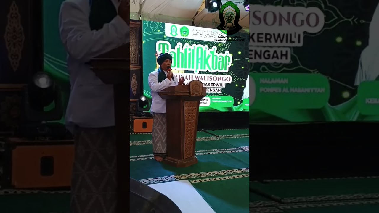 Tahlil Akbar bersama Dzuriyat Walisongo/NAAT Jawa Tengah & Do'a bersama KH.R.Syamsul hilal Addusuqy