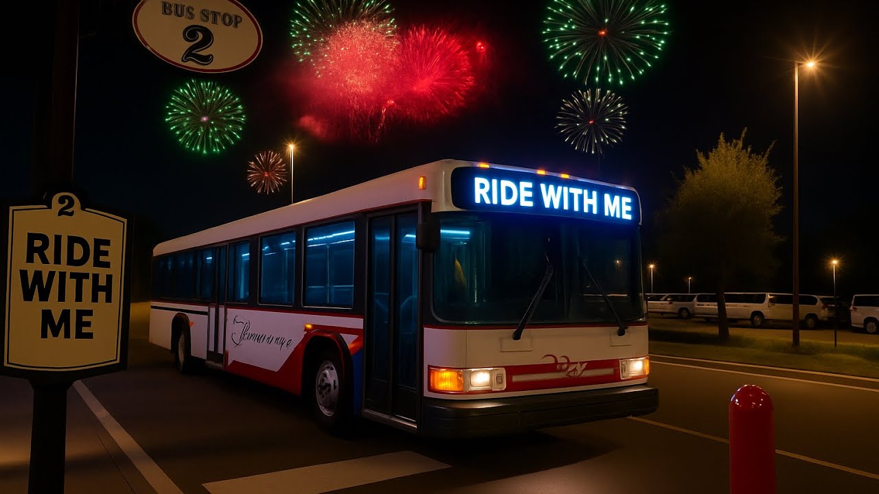 Ride With Me ~ Disney Bus Hopping, Holiday Fireworks & Awesome Cast Member Moments With The Drivers!