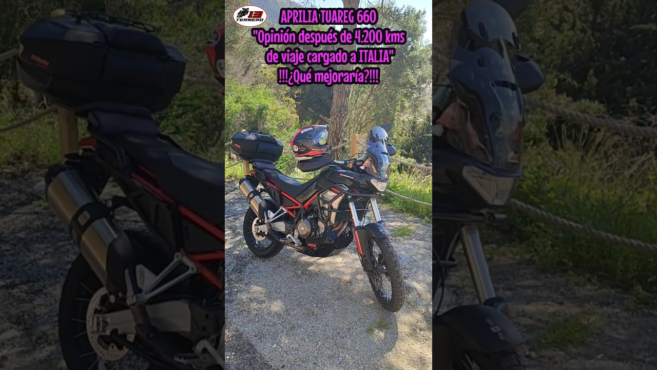 APRILIA TUAREG 660, [&iquest;QUE MEJORAR&Iacute;A?]🤔 #ternero13 #motovlog #shorts #aprilia #tuareg660 #bike #rider