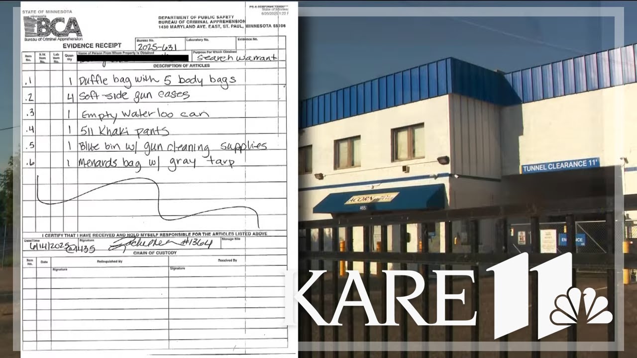 What authorities found in Vance Boelter's house, storage units