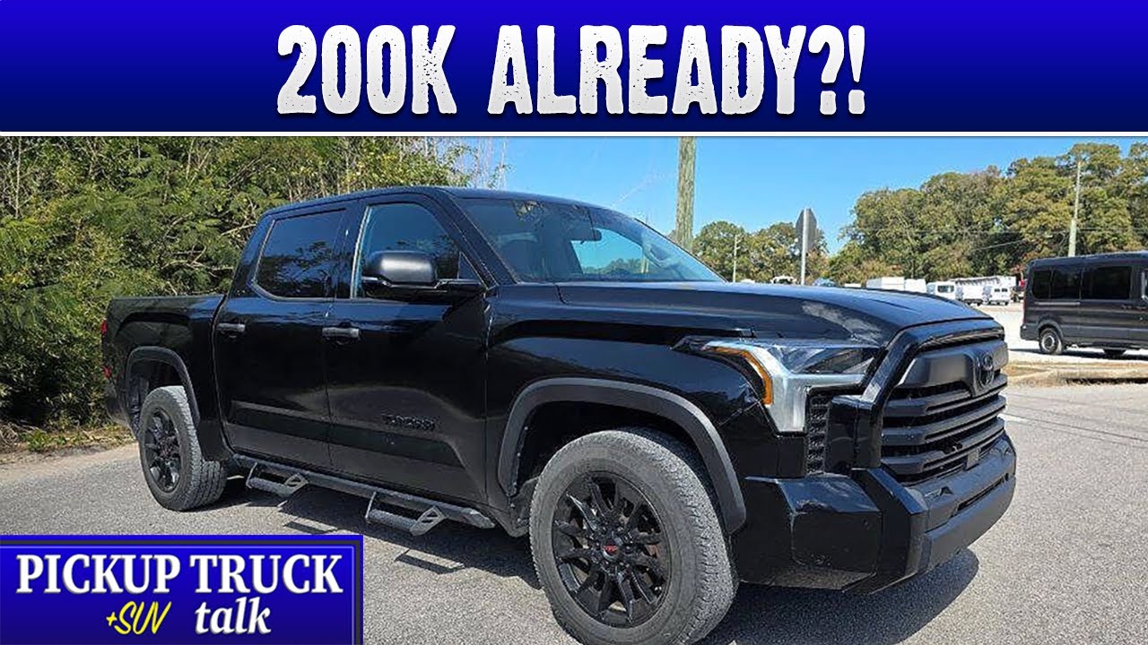 Can YOU BELIEVE IT! 3rd-Gen 2022 Toyota Tundra with 200k miles already!
