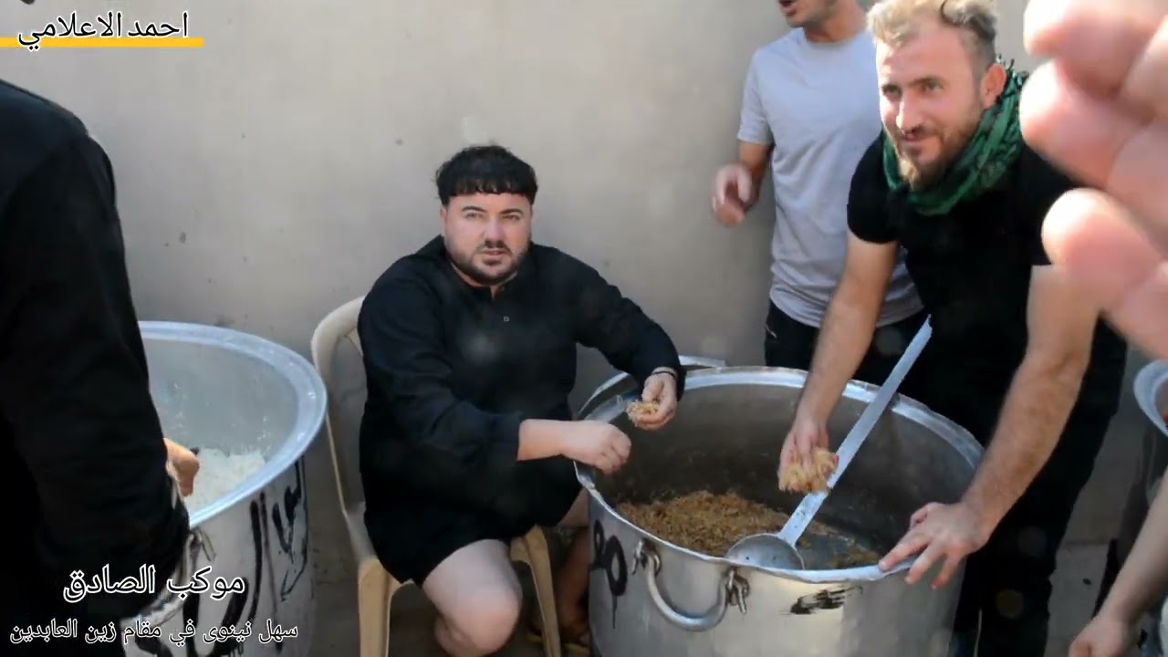 موكب الصادق في سهل نينوى مقام زين العابدين عليه السلام خدمه الحسين و زوار الحسين الشرف لنا