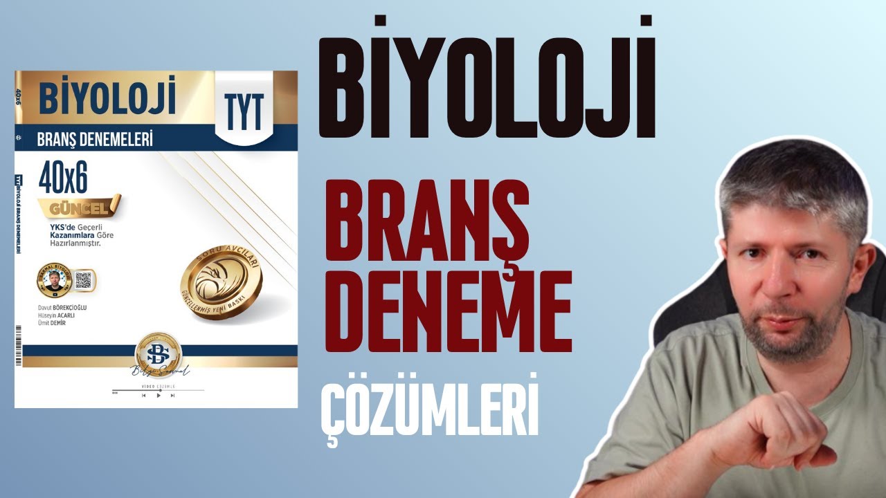 Bilgi Sarmal TYT Biyoloji Branş Deneme Çözümleri 40 X 6     34.DENEME #biyoloji #yks #yksbiyoloji