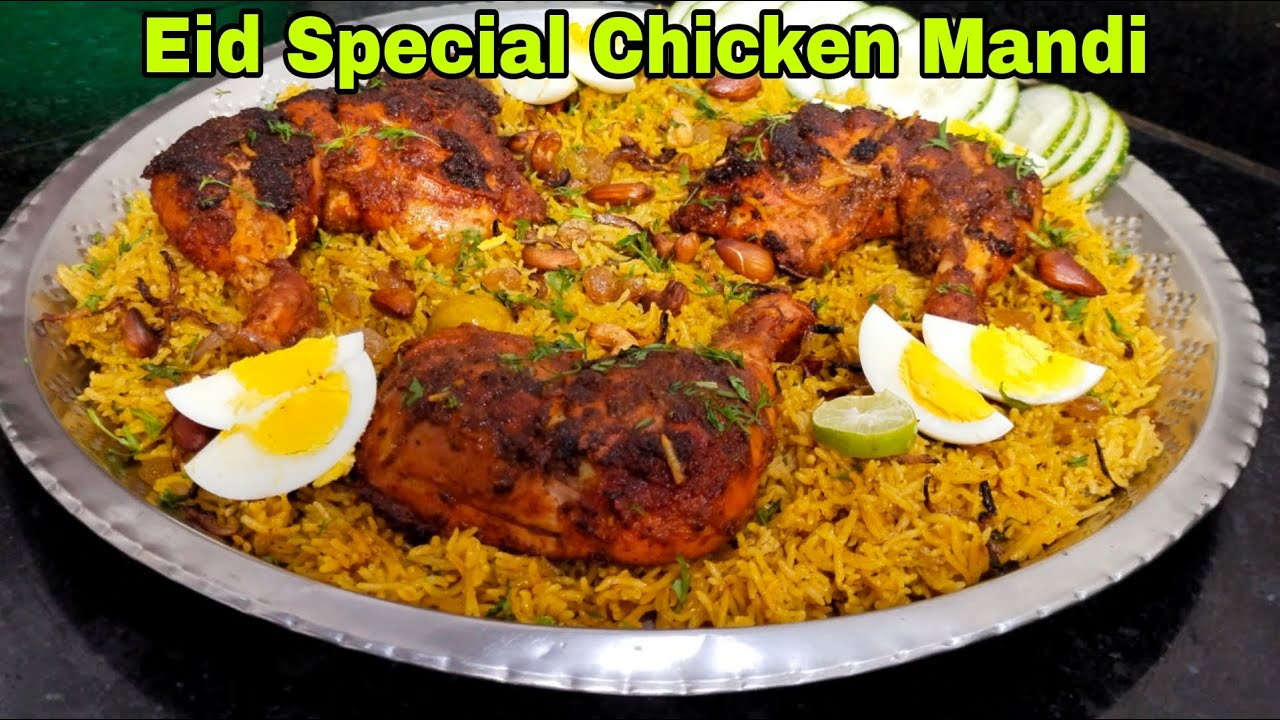 Eid Special Chicken Mandi Recipe | Indian Style Chicken Mandi Recipe By Bhook N Cook | Dawat Recipe