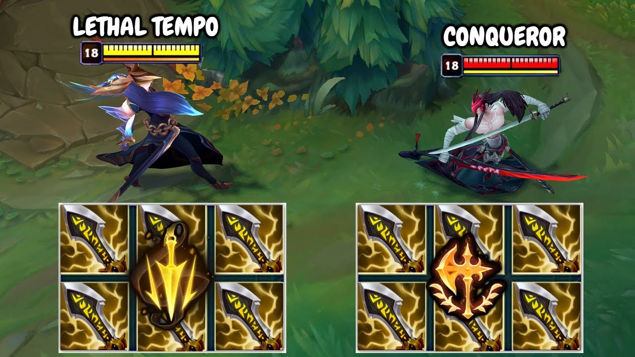 CONQUEROR vs LETHAL TEMPO YONE FIGHTS & WHICH RUNE IS BETTER?