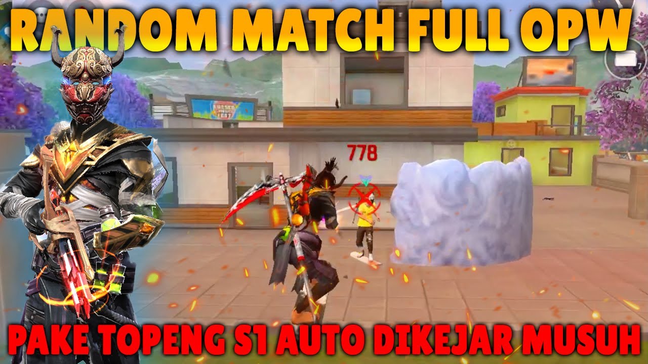 RANDOM MATCH BARENG TRIO OPW PAKE TOPENG SEASON 1, AUTO KENA KEROYOK BERKALI KALI KETEMU FULL SQUAD
