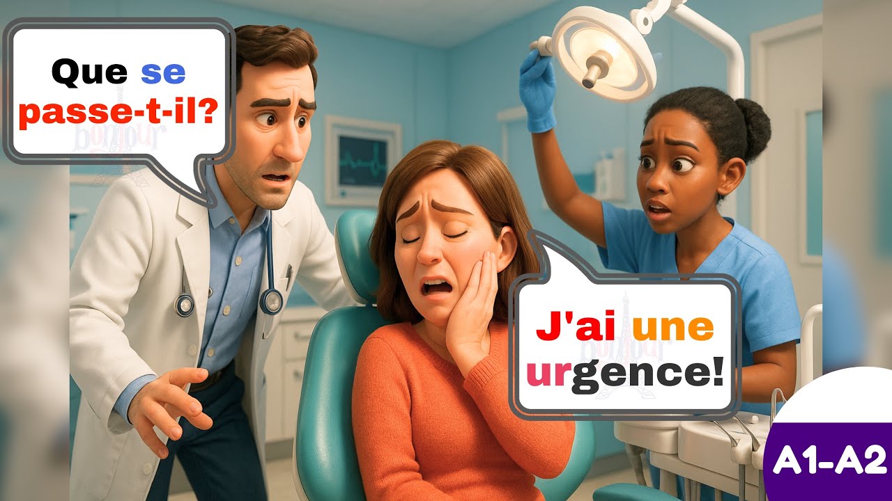 🇫🇷 Французские Разговоры у Стоматолога для Начинающих | Легкое Обучение Медицинскому Французскому