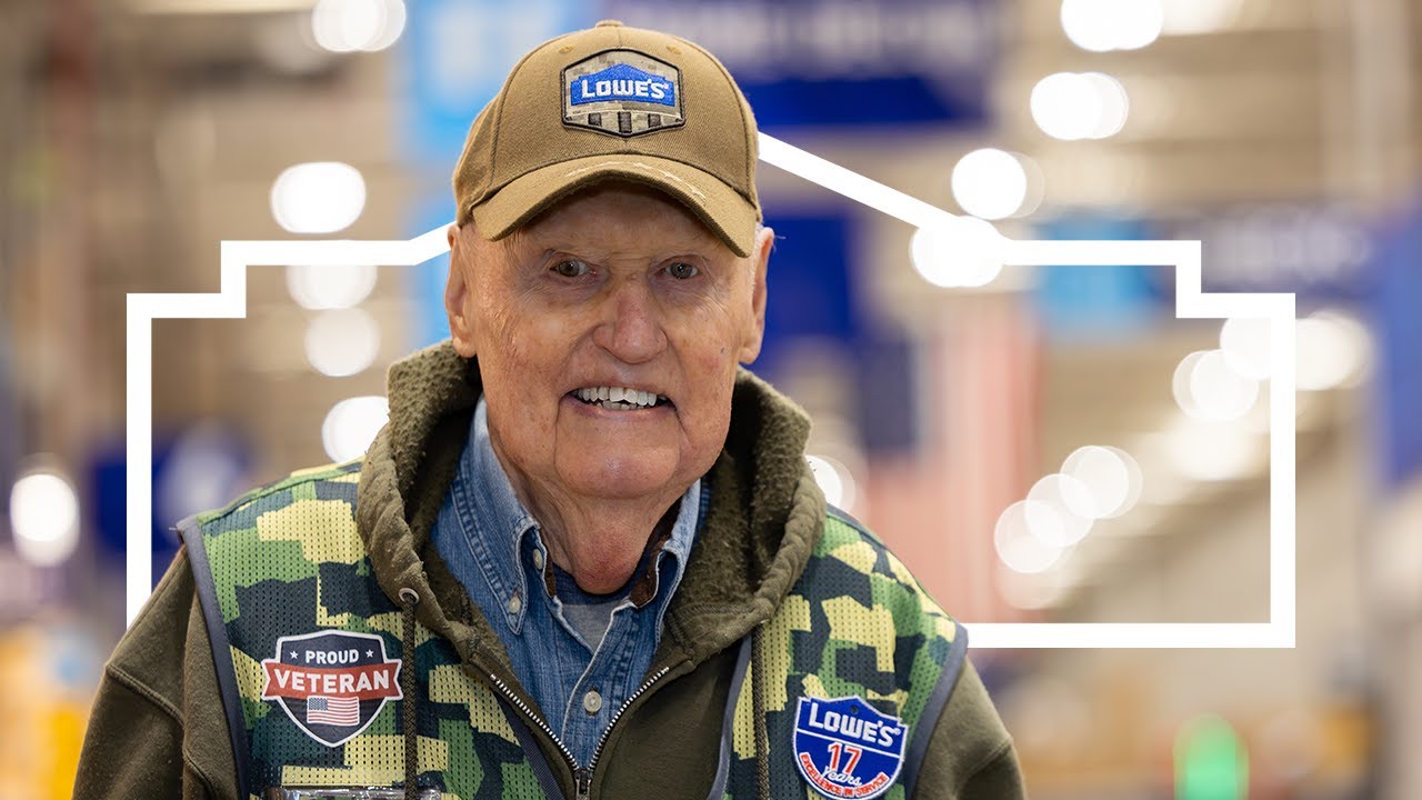 At 98, Ron Gibbons Still Serves. This Time with a Smile, a Watering Can and a Red Vest