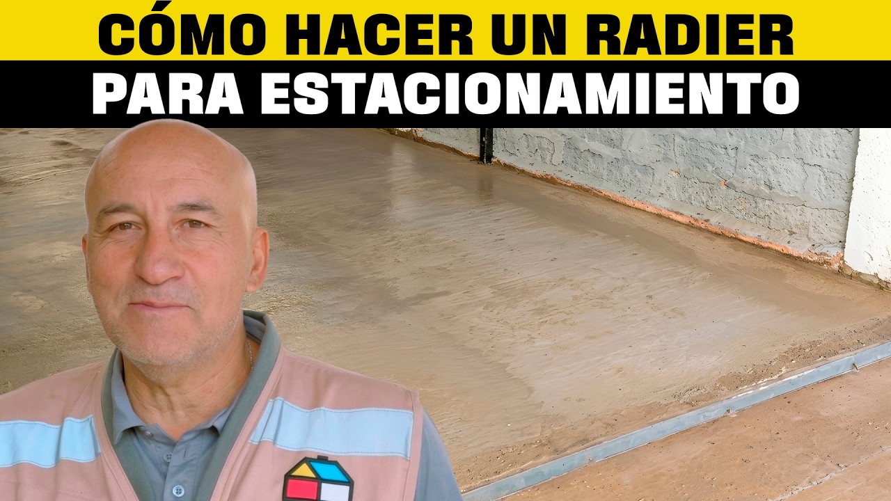 Construcci&oacute;n de radier para estacionamiento I En terreno