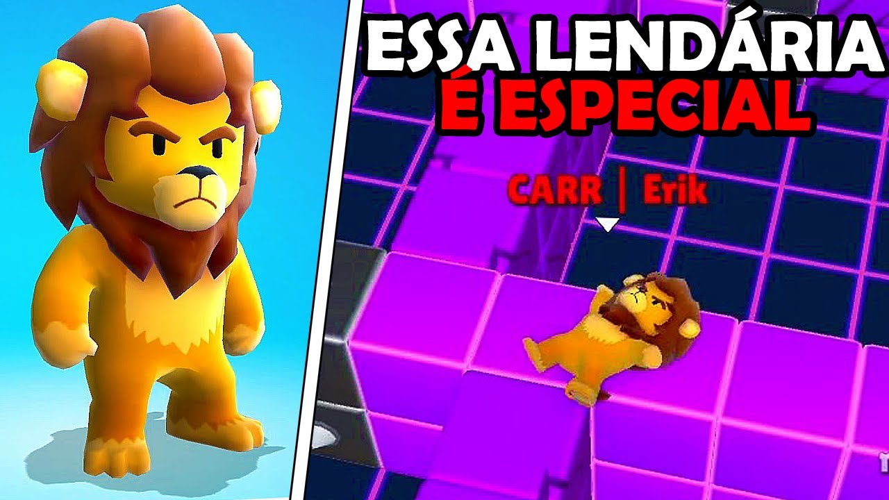Stumble Guys ESSA SKIN LENDÁRIA ME DÁ PODERES