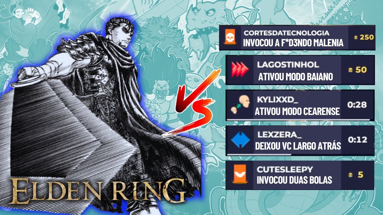 Elden Ring, mas o CHAT controla o jogo (Crowd Control)