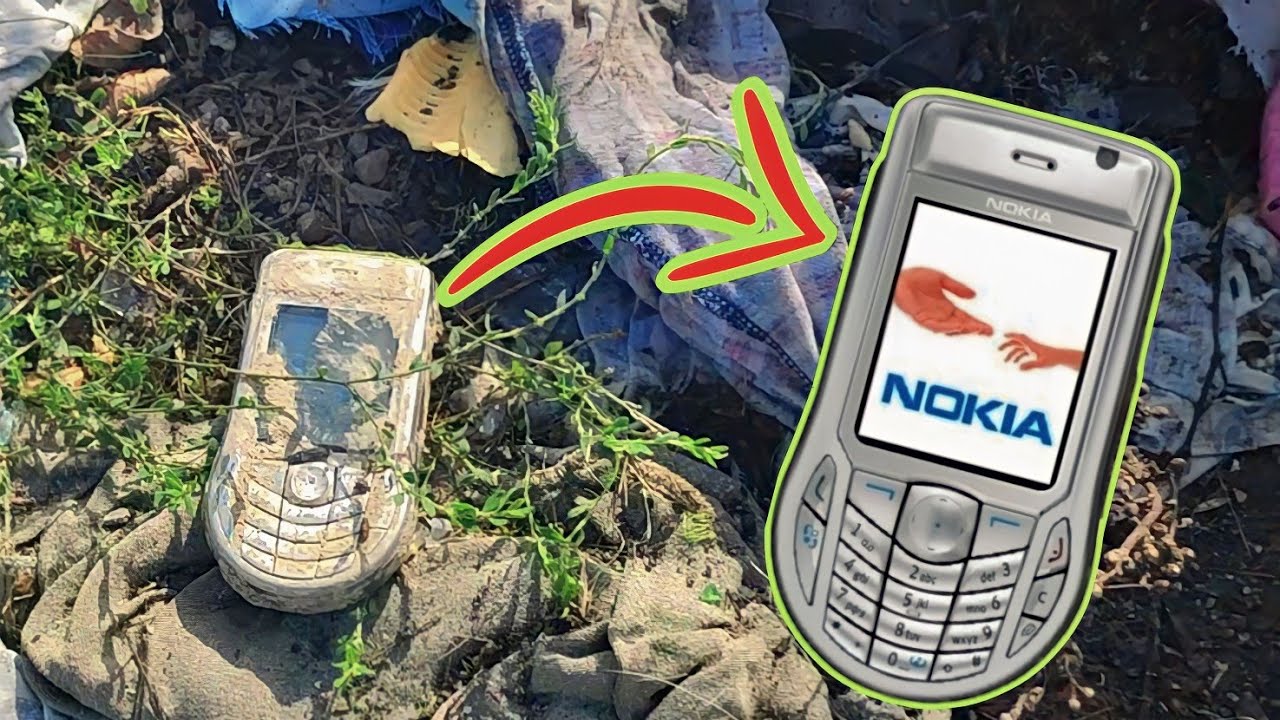 ÇÖPTE BULDUĞUM NOKİA 6630 MODEL TELEFONU SIFIR GİBİ YAPTIM ! Tamir ve Restorasyon nasıl yapılır