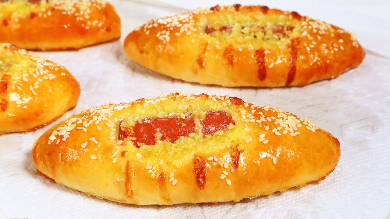 Extremely Fluffy and Delicious Sausage Bread❗️2 Minutes Dough Ready❗️ 肠仔包/香肠面包▏Gabaomom Cuisine
