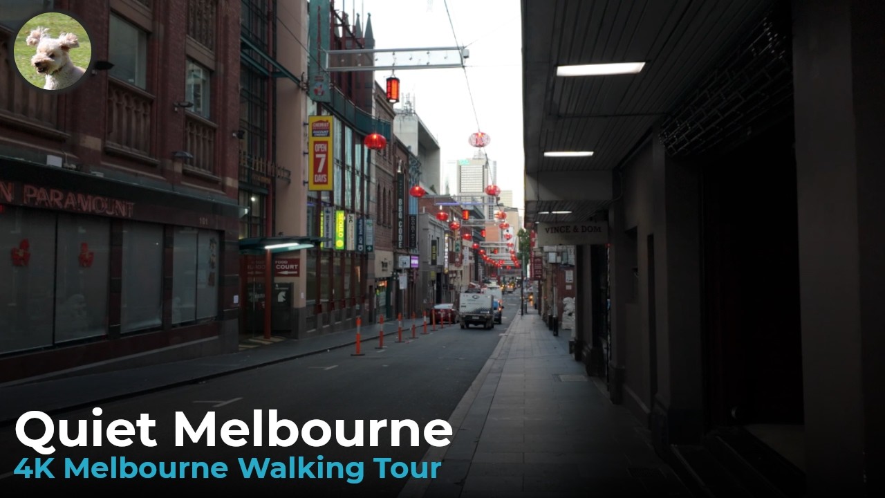 Melbourne Before the Rush | Little Bourke Street Walking Tour 4K
