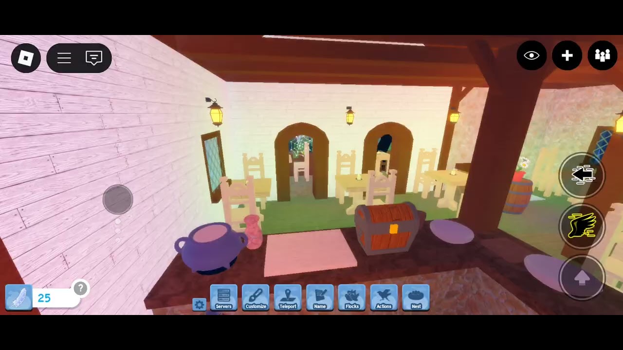 Exploring the village in the Halloween update! Feather Family