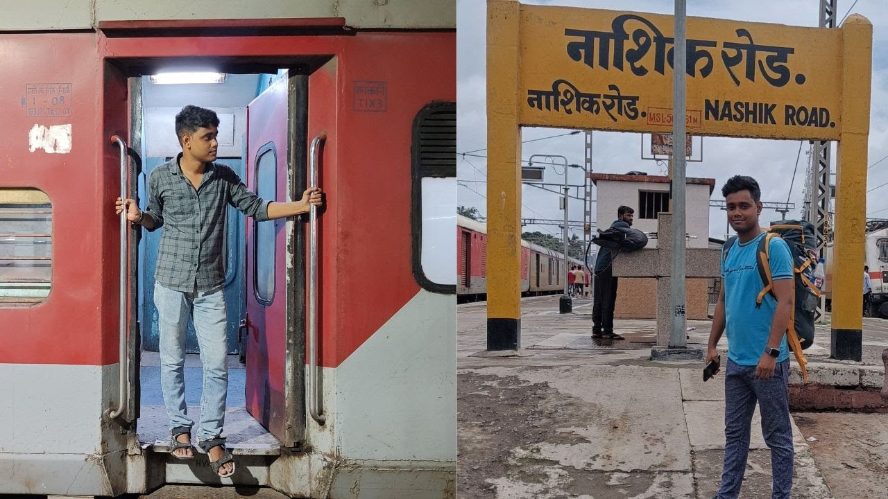 || Howrah to Nashik || 1st time in western ghat ||
