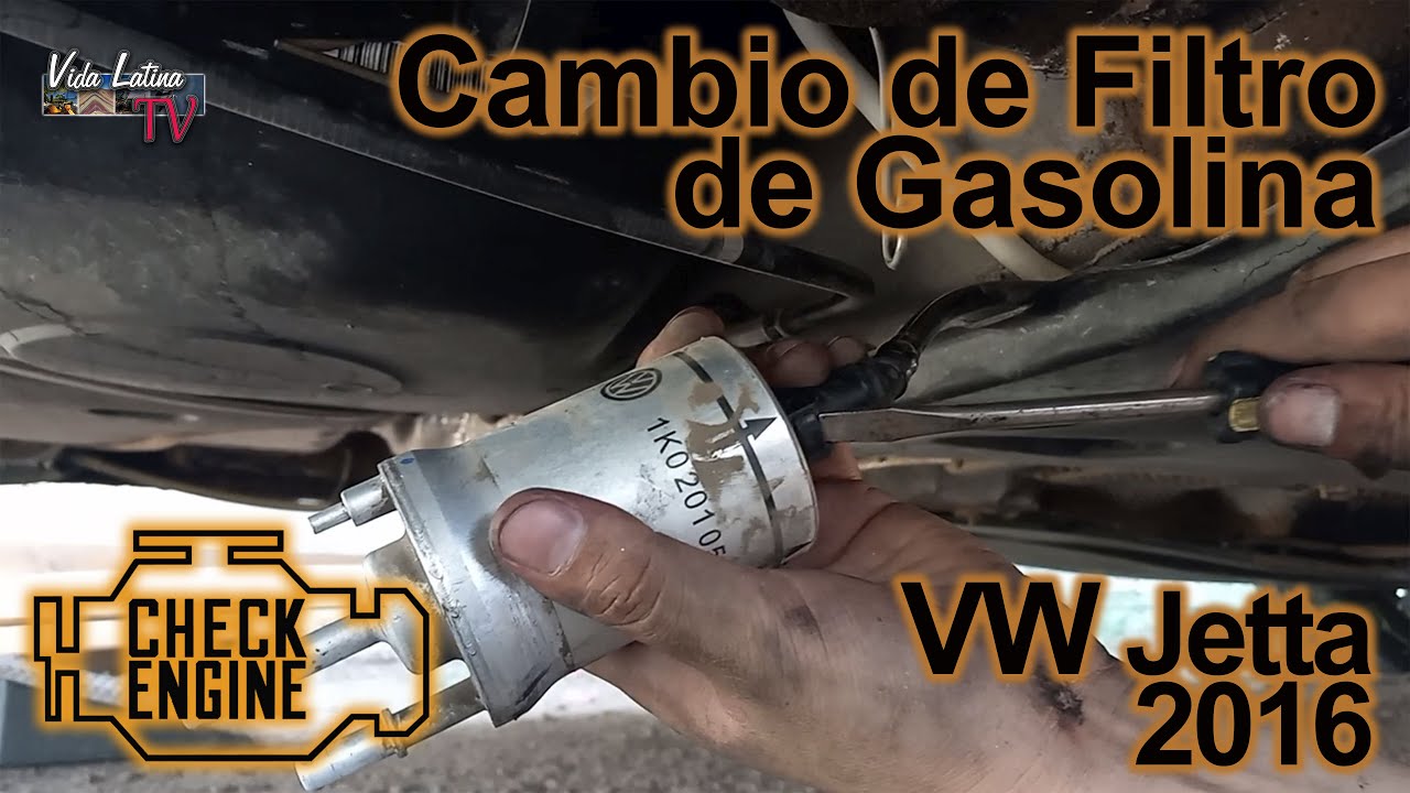 Cambio de Filtro de Gasolina 2016 Jetta - CHECK ENGINE | S02 E10 |  Замена топливного фильтра