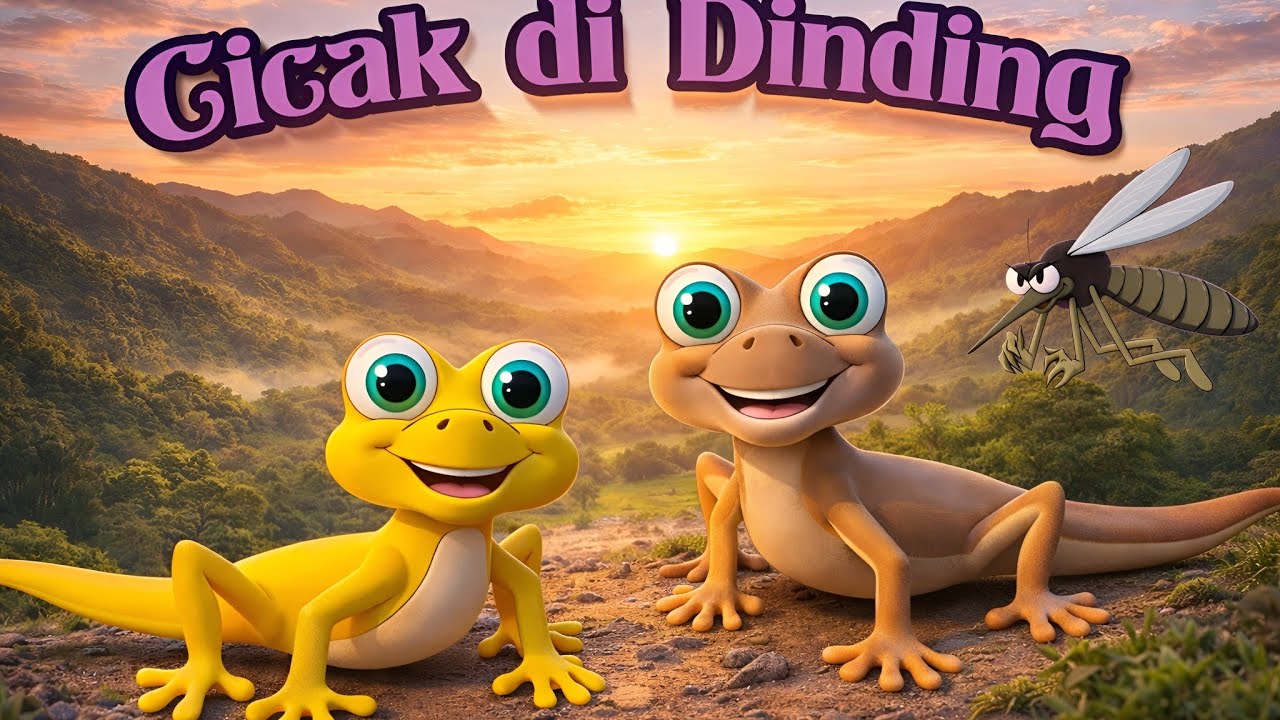 Cicak Cicak di Dinding 🦎 | Lagu Anak Indonesia Terpopuler | Lagu Edukasi Anak 2025
