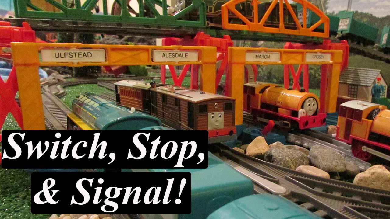 Thomas and Friends Toy Train-Trackmaster Switch, Stop, & Signal Xpansion Pack!