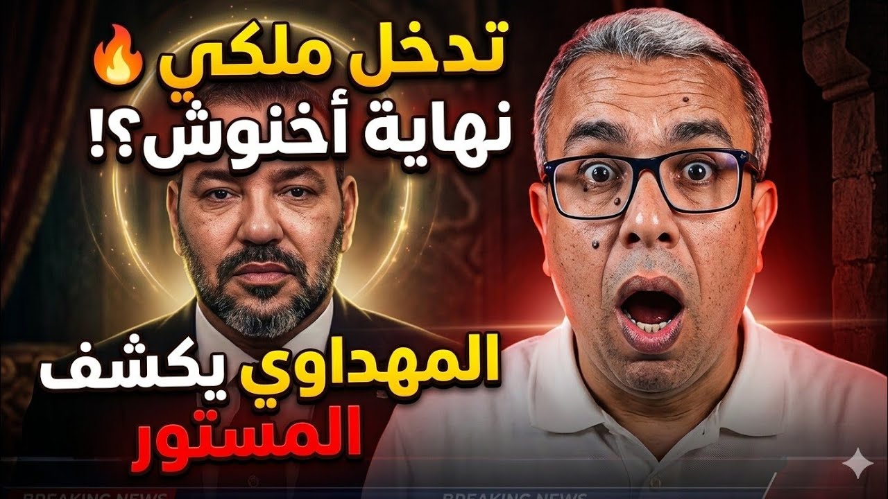 نهاية عزيز أخنوش؟ تدخل ملكي يقلب الموازين.. المهداوي يكشف المستور 🔥🚨