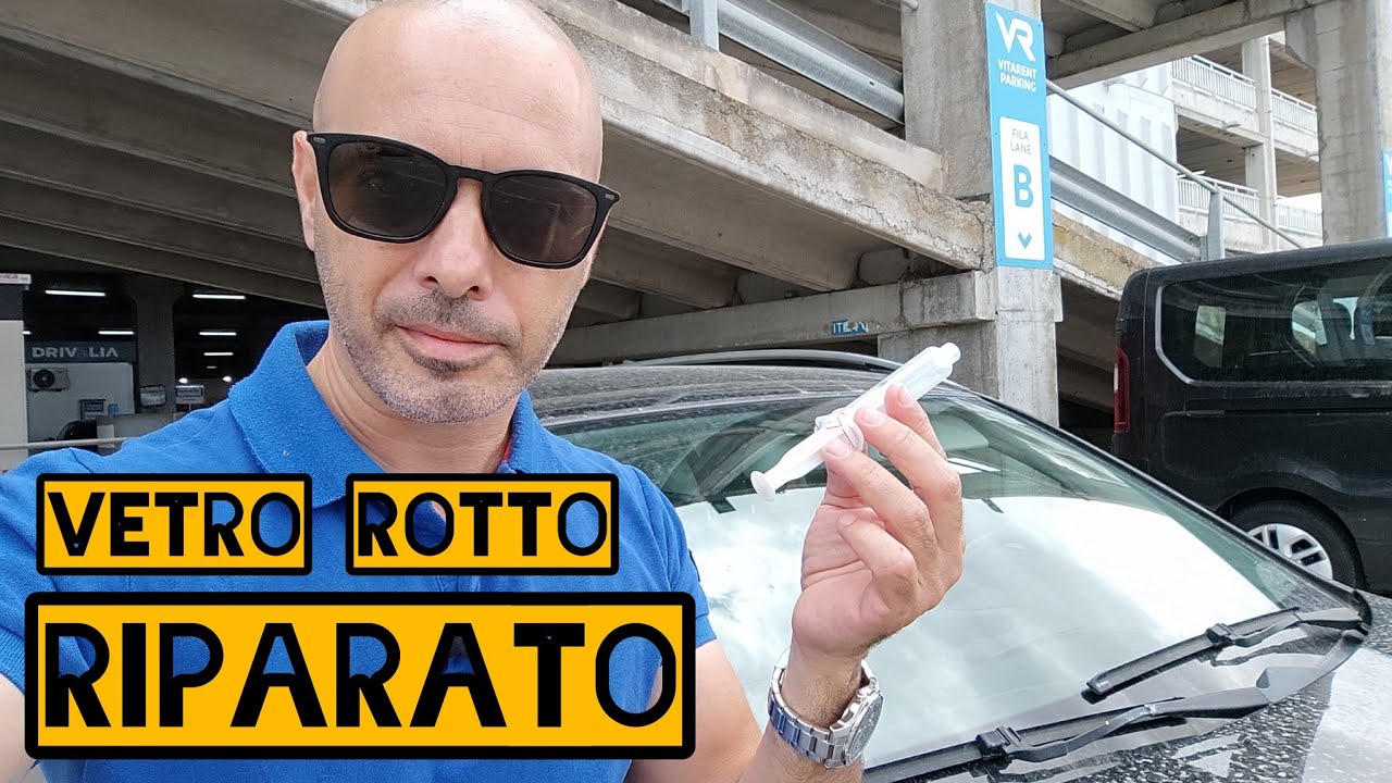 Come riparare il parabrezza rotto della tua auto. #vetrorotto