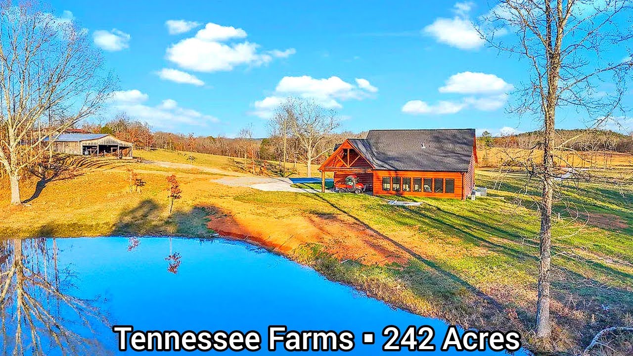Tennessee Farms For Sale | 242 Acres | Tennessee Land For Sale | Farmland | Pond | Fenced | Barn