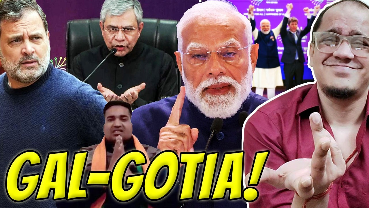 NARENDRA MODI & SAM ALTMAN EMBARRASSMENT | RAHUL GANDHI THREAT | ASHWINI VAISHNAW | GODI - GALGOTIA!