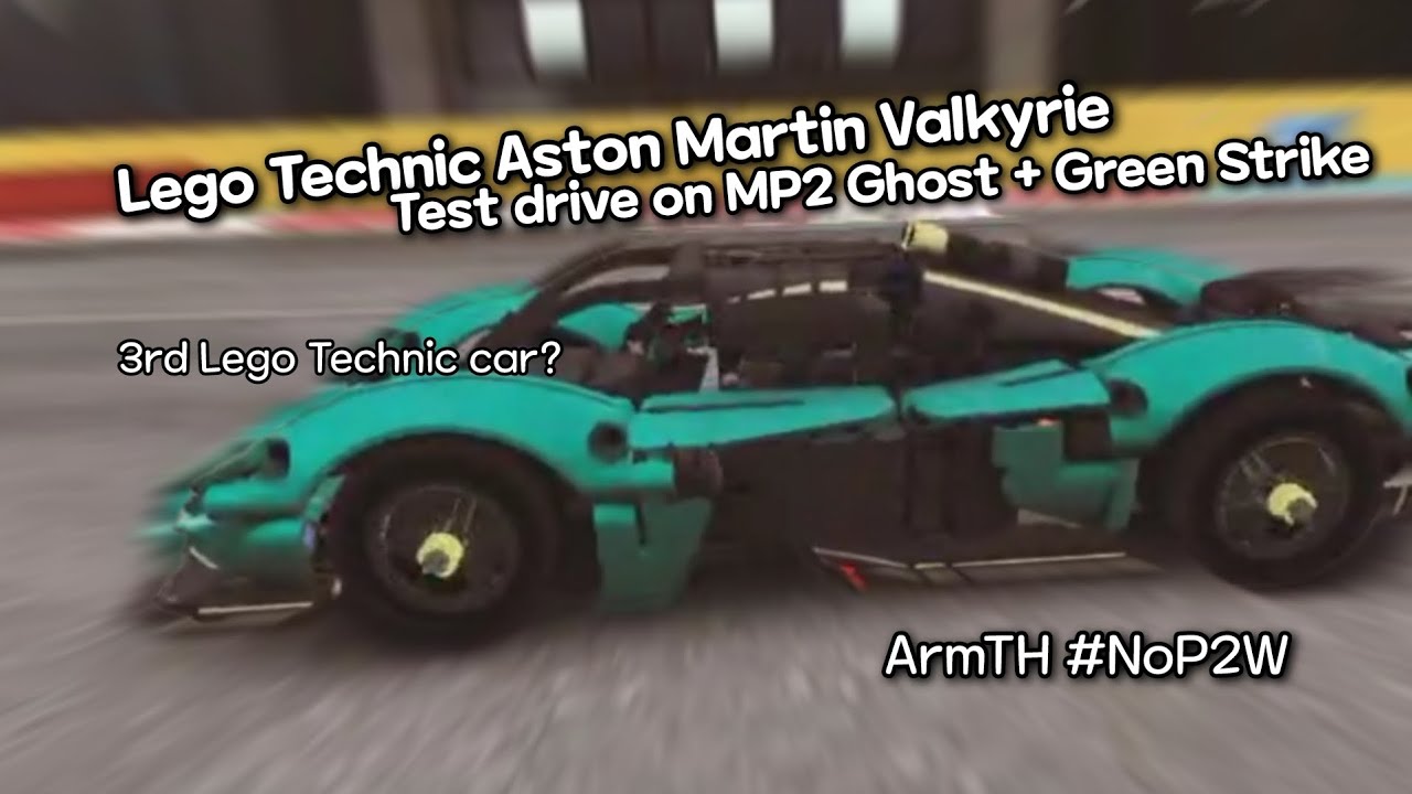 Asphalt Legends Unite: Lego Technic Aston Martin Valkyrie Test Drive MP2 Ghost + Green Strike