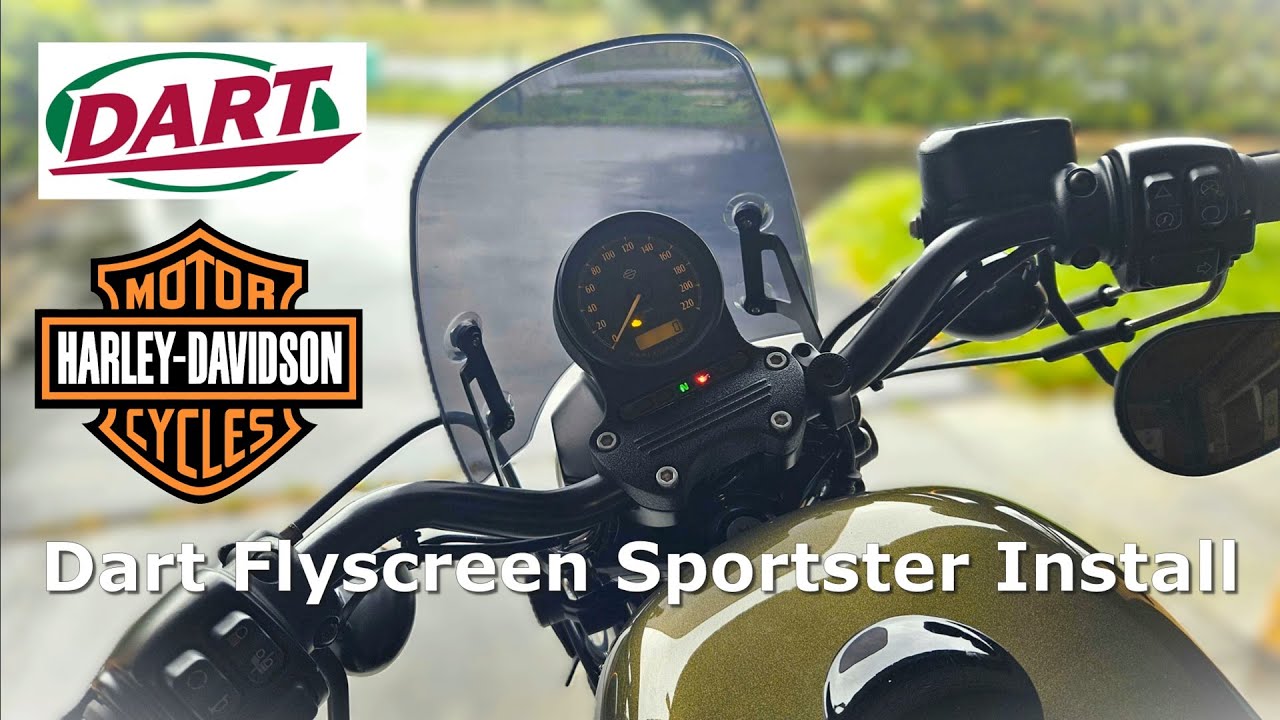Dart Flyscreen Classic S3 // Harley Sportster XL 883 // First Look & Installation