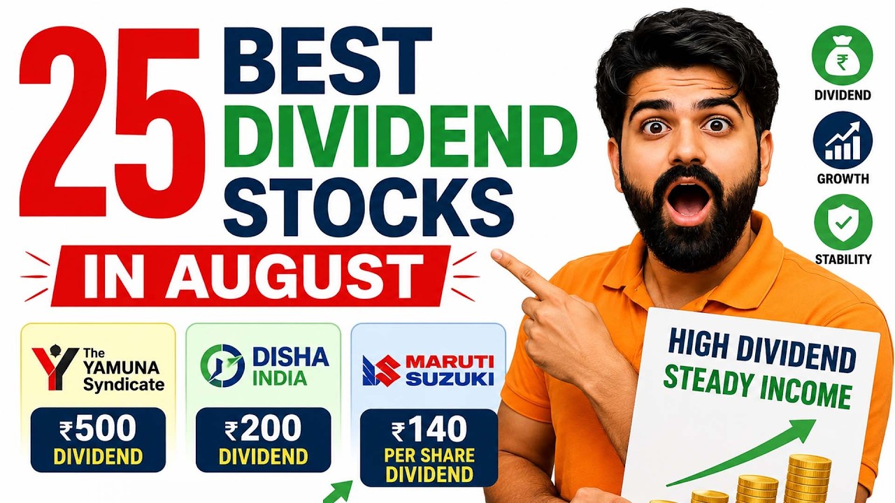 25 Best Dividend Stocks in August 2026 💰 | High Dividend | Buy Now | Passive Income Picks